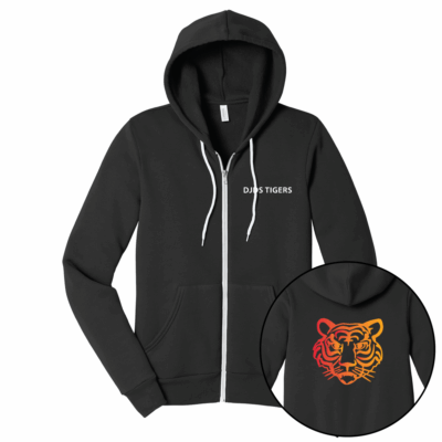 DJDS TIGERS BC ZIP UP